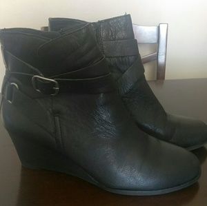 Lucky Brand wedge ankle booties